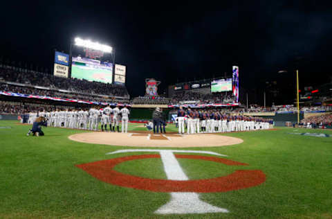 MINNEAPOLIS, MINNESOTA – OCTOBER 07: A general view prior to game three of the American League Division Series between the New York Yankees and the Minnesota Twins at Target Field on October 07, 2019 in Minneapolis, Minnesota. (Photo by Elsa/Getty Images)