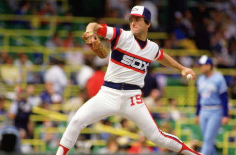 CHICAGO – 1986: Floyd Bannister of the Chicago White Sox pitches during an MLB game at Comiskey Park in Chicago, Illinois during the 1986 season. (Photo by Ron Vesely/MLB Photos via Getty Images)