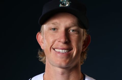 PEORIA, AZ – FEBRUARY 20: Darren McCaughan #82 of the Seattle Mariners poses during the Seattle Mariners Photo Day. (Photo by Jamie Schwaberow/Getty Images)