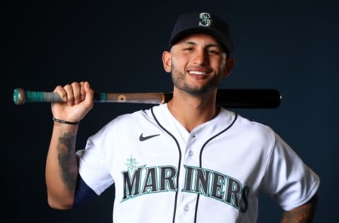 PEORIA, AZ – FEBRUARY 20: Tim Lopes #10 of the Seattle Mariners poses during the Seattle Mariners Photo Day on February 20, 2020, in Peoria, Arizona. (Photo by Jamie Schwaberow/Getty Images)