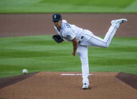 SEATTLE, WA – AUGUST 05: Marco Gonzales of the Seattle Mariners throws a pitch. Gonzales fantasy baseball. (Photo by Lindsey Wasson/Getty Images)