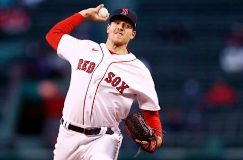 BOSTON, MASSACHUSETTS – APRIL 22: Starting pitcher Nick Pivetta #37 of the Boston Red Sox throws against the Seattle Mariners. (Photo by Maddie Meyer/Getty Images)