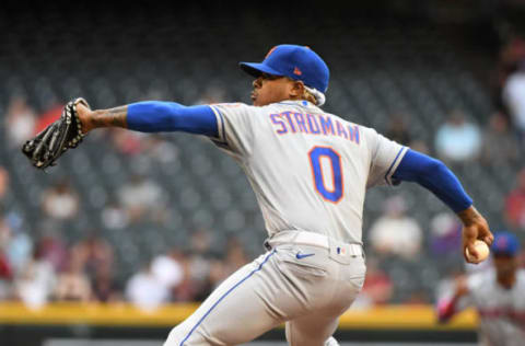 PHOENIX, ARIZONA – JUNE 01: Marcus Stroman #0 of the New York Mets delivers a first inning pitch against the Arizona Diamondbacks at Chase Field on June 01, 2021 in Phoenix, Arizona. (Photo by Norm Hall/Getty Images)