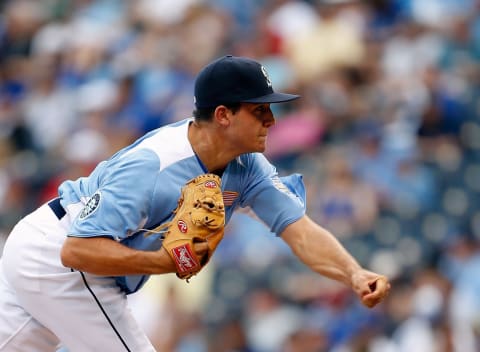 KANSAS CITY, MO – JULY 08: Danny Hultzen of the Seattle Mariners pitches during the SiriusXM All-Star Futures Game. (Photo by Jamie Squire/Getty Images)