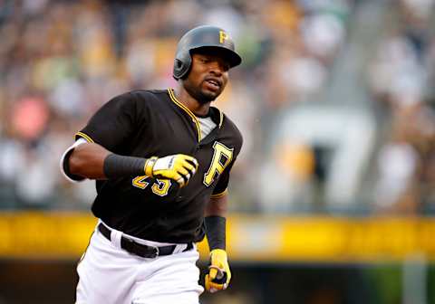 PITTSBURGH, PA – JULY 26: Gregory Polanco #25 of the Pittsburgh Pirates rounds third after hitting a solo home run in the first inning during inter-league play against the Seattle Mariners at PNC Park on July 26, 2016 in Pittsburgh, Pennsylvania. (Photo by Justin K. Aller/Getty Images)