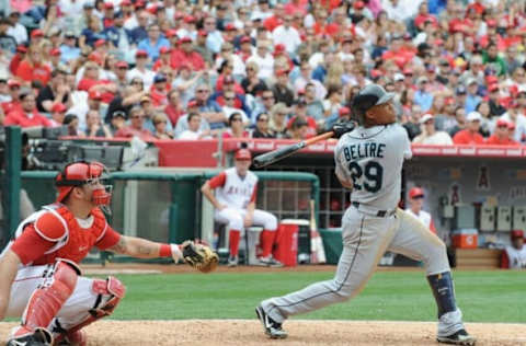 ANAHEIM, CA – MAY 31: Adrian Beltre #29 of the Seattle Mariners at bat against the Los Angeles Angels of Anaheim on May 31, 2009 in Anaheim, California. (Photo by Lisa Blumenfeld/Getty Images)