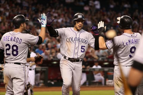 PHOENIX, AZ – SEPTEMBER 12: Carlos Gonzalez