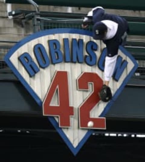 Although Jackie Robinson played his entire 10-year career as a Brooklyn Dodger, his No. 42 has been retired by every one of the 30 MLB teams. There will never be another professional baseball player assigned No. 42. That number belongs to Jackie and will forever represent a movement that has provided many young men of all shapes, sizes, and color the opportunity to play this game professionally. No. 42 no longer represents a player, but instead represents equality. And on one day each year – Jackie Robinson Day – the players unite and play as one. No. 42.