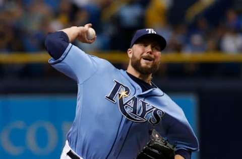 ST. PETERSBURG, FL – AUGUST 13: Pitcher Tommy Hunter