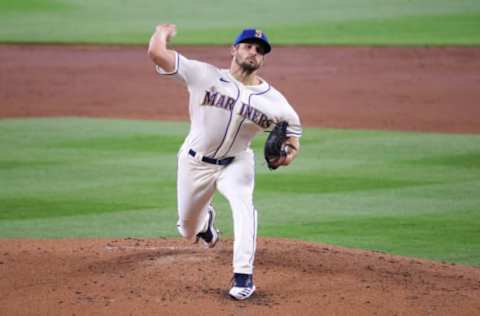 Kendall Graveman has developed into an impactful bullpen arm for the Mariners, even after undergoing Tommy John surgery a few years into his career. (Photo by Abbie Parr/Getty Images)