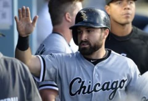 Jun 3, 2014; Los Angeles, CA, USAAdam Eaton said the White Sox 2015 season died after getting swept four in a row to start the year in Kansas City.Credit: Jayne Kamin-Oncea-USA TODAY Sports