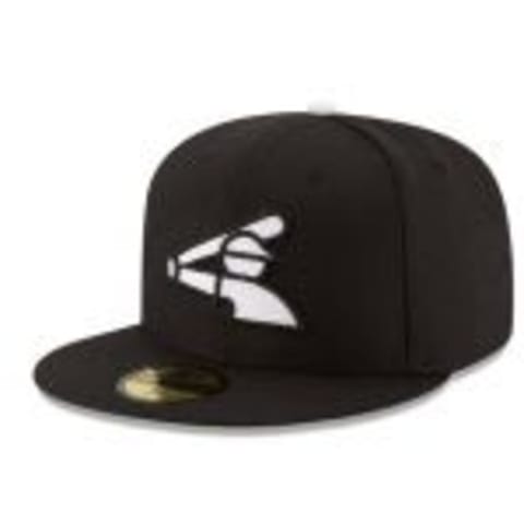 Newly introduced spring training hat featuring revamped “batter man” log in current color scheme. Credit: New Era