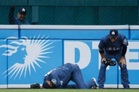 Jun 4, 2016; Detroit, MI, USA; Chicago White Sox left fielder 