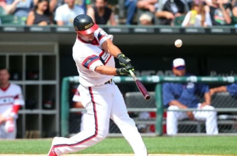 Aug 7, 2016; Chicago, IL, USA; Chicago White Sox first baseman 