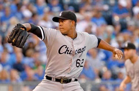 Aug 10, 2016; Kansas City, MO, USA; Chicago White Sox starting pitcher 