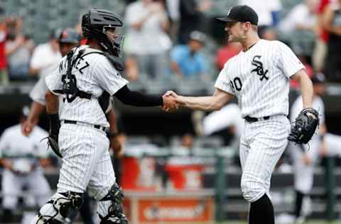 Sep 7, 2016; Chicago, IL, USA; Chicago White Sox relief pitcher 