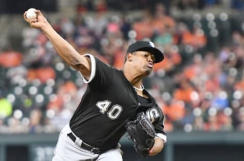 BALTIMORE, MD – SEPTEMBER 15: Reynaldo Lopez #40 of the Chicago White Sox pitches in the third inning during a baseball game against the Baltimore Orioles at Oriole Park at Camden Yards on September 15, 2018 in Baltimore, Maryland. (Photo by Mitchell Layton/Getty Images)