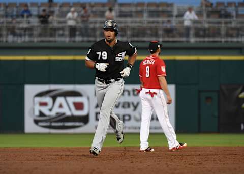 GOODYEAR, ARIZONA – MARCH 19: Jose Abreu #79 of the Chicago White Sox rounds the bases after hitting a home run during the third inning of a spring training game against the Cincinnati Reds at Goodyear Ballpark on March 19, 2019 in Goodyear, Arizona. (Photo by Norm Hall/Getty Images)