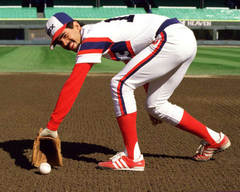 Ozzie Guillen of the Chicago White Sox. (Photo by Ron Vesely/MLB Photos via Getty Images)