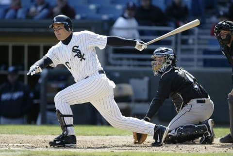 Magglio Ordonez of the Chicago White Sox (Photo by Ron Vesely/MLB Photos via Getty Images)