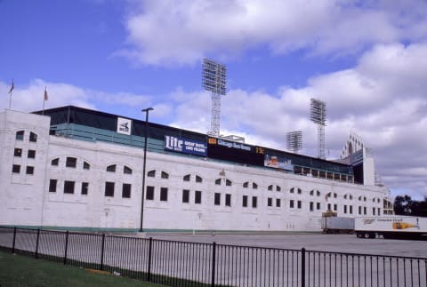 Old Comiskey Park was home to the Chicago White Sox from 1910-90. (Photo By Bernstein Associates/Getty Images)