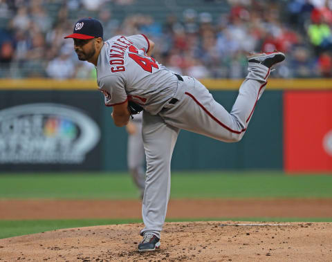 CHICAGO, IL – JUNE 09: Starting pitcher Gio Gonzalez #47 of the Washington Nationals delivers the ball against the Chicago White Sox at U.S. Cellular Field on June 9, 2016 in Chicago, Illinois. (Photo by Jonathan Daniel/Getty Images)