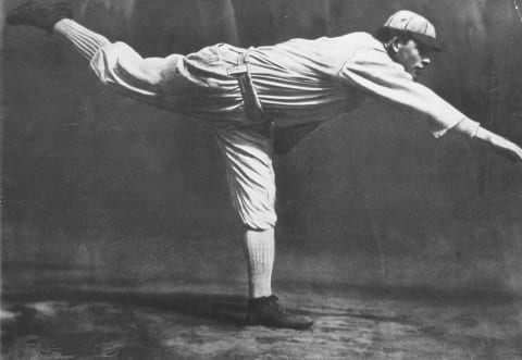 Chicago White Sox pitcher Ed Walsh in 1909. (Photo by Mark Rucker/Transcendental Graphics, Getty Images)