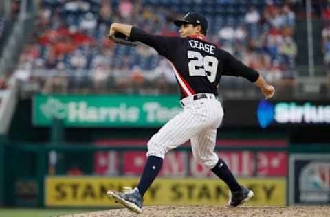 WASHINGTON, DC – JULY 15: Pitcher Dylan Cease #29 of the Chicago White Sox and the U.S. Team works the ninth inning against the World Team during the SiriusXM All-Star Futures Game at Nationals Park on July 15, 2018 in Washington, DC. (Photo by Patrick McDermott/Getty Images)