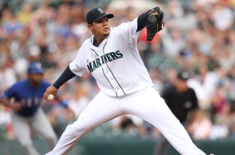 SEATTLE – AUGUST 05: Starting pitcher Felix Hernandez