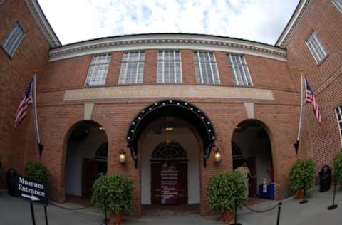 Baseball Hall of Fame and Museum, site of induction ceremonies July 25, 2004 in Cooperstown, New York. (Photo by A. Messerschmidt/Getty Images) *** Local Caption ***