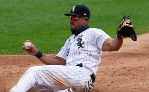 Jose Abreu of the Chicago White Sox. Mandatory Credit: Mike Dinovo-USA TODAY Sports