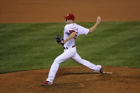 Remembering Ryan Madson before his elbow destroyed itself. Mandatory Credit: Howard Smith-US PRESSWIRE