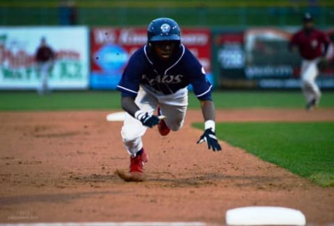 Reading’s speedy Roman Quinn is looking more and more like the Phillies centerfielder of the future. (Photo: ballgamers.com)