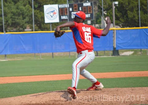 Franklyn Kilome is one of the Philadelphia Phillies top pitching prospects, per Matt Winkelman. (Photo: Baseball Ross of https://baseballross.wordpress.com/)