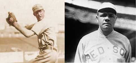 The Philadelphia Phillies future Hall of Famer Pete Alexander got fellow future HOFer Ruth to ground out in only meeting of 1915 World Series.