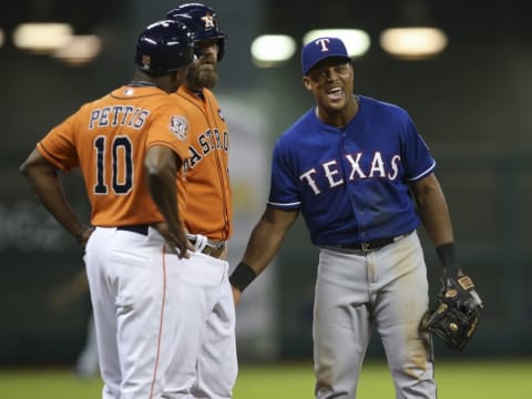 Sep 25, 2015; Houston, TX, USA; both the Houston Astros and Texas Rangers, AL West rivals, received votes as a World Series favorite from one of our staff writers. Photo Credit: Troy Taormina-USA TODAY Sports