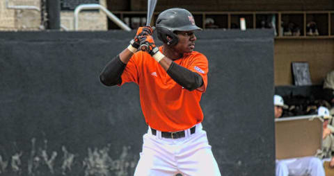 Mercer University outfielder Kyle Mercer is being considered by the Phillies for the top overall pick in the 2016 MLB Amateur Draft. (Photo Credit: mercerbears.com)