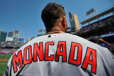 Sep 5, 2016; San Diego, CA, USA; Newcomer Moncada, baseball’s consensus top prospect, could prove a difference maker for the contending Boston Red Sox down the stretch. Mandatory Credit: Jake Roth-USA TODAY Sports