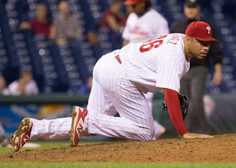 Phillies 2016 Closer Jeanmar Gomez (Mandatory Credit: Bill Streicher-USA TODAY Sports)