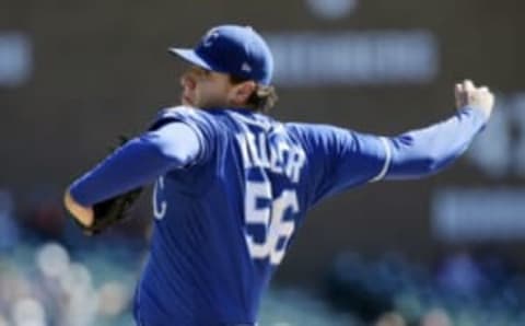 DETROIT, MI – SEPTEMBER 23: Brad Keller #56 of the Kansas City Royals pitches against the Detroit Tigers during the second inning at Comerica Park on September 23, 2018 in Detroit, Michigan. (Photo by Duane Burleson/Getty Images)