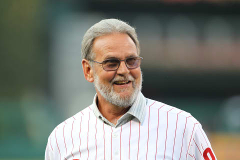 PHILADELPHIA – AUGUST 7: Former Philadelphia Phillies pitcher Gene Garber takes part in the Alumni Night celebration before a game between the Philadelphia Phillies and the New York Mets at Citizens Bank Park on August 7, 2010 in Philadelphia, Pennsylvania. The Mets won 1-0. (Photo by Hunter Martin/Getty Images)