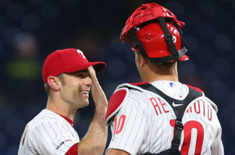 Relief pitcher David Robertson #30 of the Philadelphia Phillies (Photo by Rich Schultz/Getty Images)