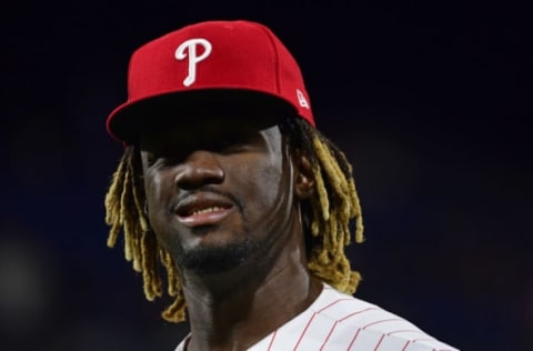 Odubel Herrera #37 of the Philadelphia Phillies (Photo by Corey Perrine/Getty Images)