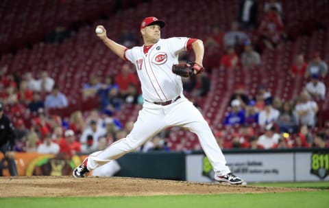 CINCINNATI, OHIO – MAY 16: David Hernandez #37 of the Cincinnati Reds throws a pitch in the 8th inning against the Chicago Cubs at Great American Ball Park on May 16, 2019, in Cincinnati, Ohio. (Photo by Andy Lyons/Getty Images)