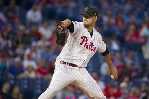 Cole Irvin, Philadelphia Phillies (Photo by Mitchell Leff/Getty Images)