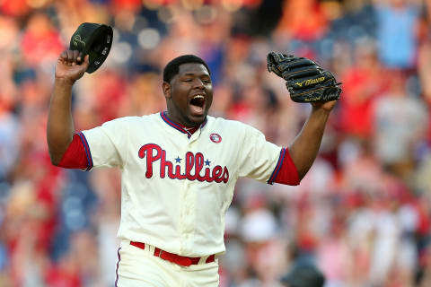 PHILADELPHIA, PA – MAY 18: Hector Neris #50 of the Philadelphia Phillies in action during a game against the Colorado Rockies at Citizens Bank Park on May 18, 2019 in Philadelphia, Pennsylvania. (Photo by Rich Schultz/Getty Images)