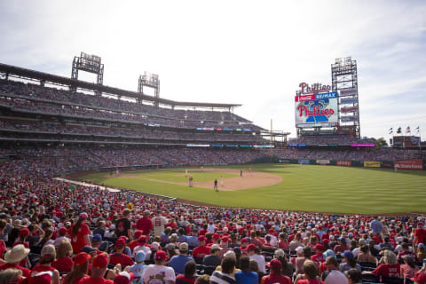 PHILADELPHIA, PA – JUNE 08: A general view of Citizens Bank Park during the game between the Cincinnati Reds and Philadelphia Phillies on June 8, 2019 in Philadelphia, Pennsylvania. (Photo by Mitchell Leff/Getty Images)