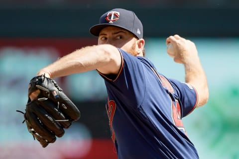 MINNEAPOLIS, MN – AUGUST 21: Sam Dyson #49 of the Minnesota Twins delivers a pitch against the Chicago White Sox during the game on August 21, 2019 at Target Field in Minneapolis, Minnesota. Phillies (Photo by Hannah Foslien/Getty Images)