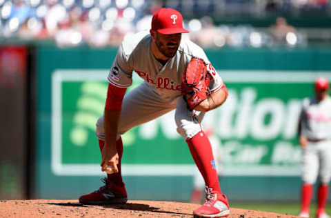 Blake Parker, Philadelphia Phillies (Photo by Will Newton/Getty Images)