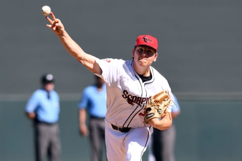 Spencer Howard #34 of the Scottsdale Scorpions (Photo by Buck Davidson/MLB Photos via Getty Images)